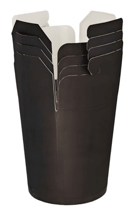 Коробка ВОК для лапши 500 мл ЧЕРНЫЙ ЕСО