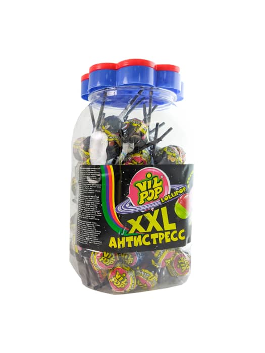 Леденец "Антистресс ХХL VIL POP" 24г (100 шт.упак)
