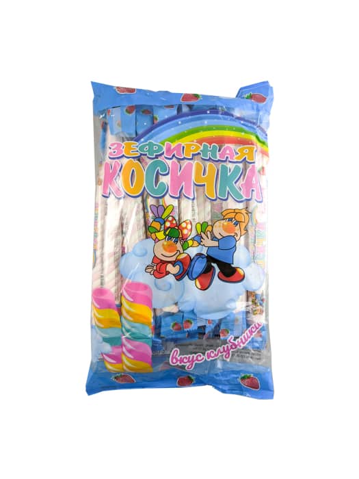 Зефир "Косичка в пакете" 18г (24 шт.упак)