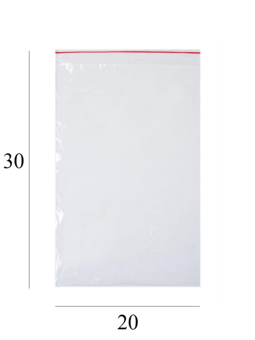 Грипперы 20*30 см Красная полоса 40 мкм AVIORA (100 шт.упак)