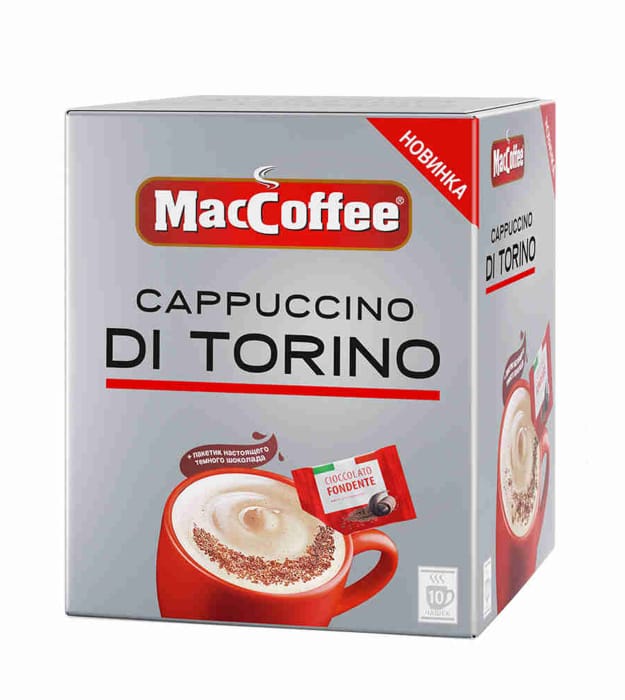 Кофе Капучино 25,5 гр "MacCoffee" Di Torino (10 шт.упак) Кофе Капучино 25,5 гр "MacCoffee" Di Torino (10 шт.упак)