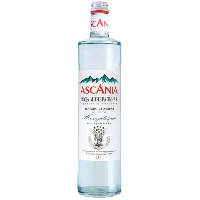 Вода 0,5 л "Ascania" минеральная лечеб-стол. газир.с/т Вода 0,5 л "Ascania" минеральная лечеб-стол. газир.с/т