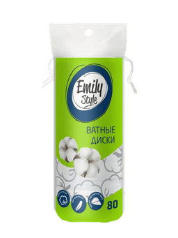 Ватные диски "Emily Style" (80 шт.упак) Ватные диски "Emily Style" (80 шт.упак)
