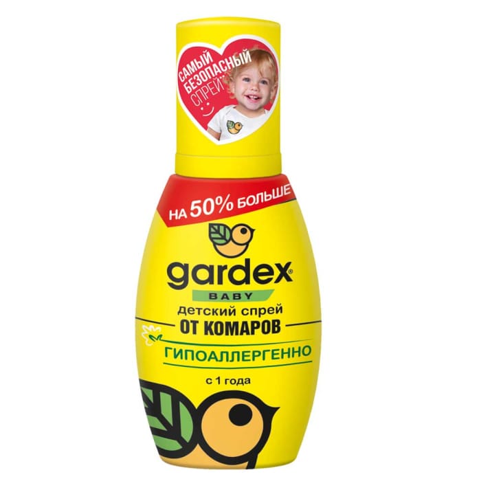 Спрей детский от комаров Gardex с 1 года Спрей детский от комаров Gardex с 1 года